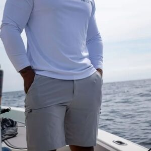 FINTECH Hybrid Fishing Outdoor Short Lined Grey Sz. XXL